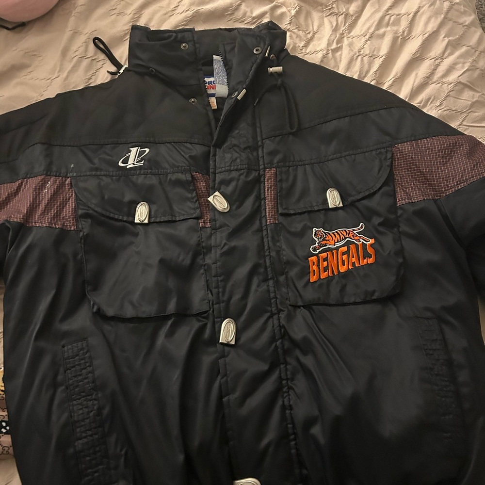 Logo Athletic Black and Orange Men's Performance Jacket